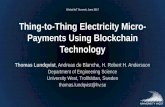 Thing-to-Thing Electricity Micro- Payments Using ...