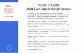 Parade of Lights 2021 Event Sponsorship Package A picture ...