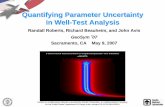 Quantifying Parameter Uncertainty in Well-Test Analysis