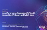 Asset Performance Management (APM) with the combined PI ...