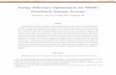 1 Energy Efﬁciency Optimization for MIMO Distributed ...