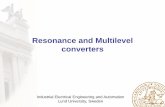 Resonance and Multilevel converters