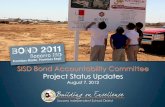 SISD Bond Accountability Committee Project Status Updates