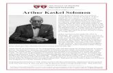 Arthur Kaskel Solomon - Harvard University