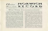 News NORWICH UNIVERSITY Issue of the RECORD