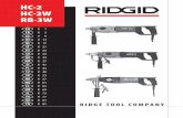 HC-2 HC-2W RB-3W Tools For The Professional TM