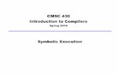 CMSC 430 Introduction to Compilers - UMD