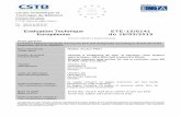 Evaluation Technique ETE-15/0141 Européenne du 16/03/2015
