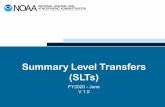 Summary Level Transfers (SLTs)