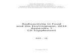 Radioactivity in Food and the Environment, 2012 ... - SEPA