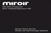 HD Mini Projector Mini Vidéoprojecteur HD