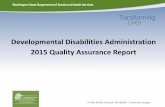 PowerPoint Presentation 2015 Quality Assurance Report
