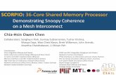 SCORPIO: 36-Core Shared Memory Processor