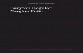 Baryton Regular Baryton Italic - coppersandbrasses.com