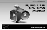 GRUNDFOS INSTRUCTIONS UP, UPS, UPSD UPN, UPSN MEDIUM