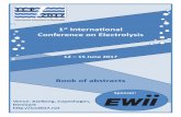1st International Conference on Electrolysis