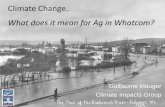 Climate Change. What does it mean for Ag in Whatcom?