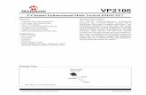 VP2106 P-Channel Enhancement-Mode Vertical DMOS FET Data …