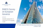 DIMCG Survey on European Issuance