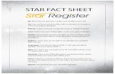 Star Fact Sheet by