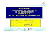 INTERACTION DES RESEAUX DE TRANSPORT ET DE …