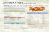 PRODUCT SPECIFICATION SHEET. MILK POWDER …