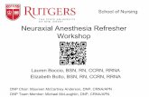 Neuraxial Anesthesia Refresher Workshop