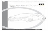 Toyota Yaris Hybrid type P21,PA1,PH1) 02/'20-