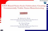 CNT-Based Nano-Scale Fabrication: Creating Commercially ...