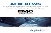 PRODUCT INNOVATIONS AT EMO2021 - afm.es