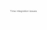 Time integration issues - University of California, San Diego