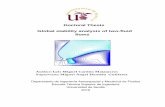 Global stability analysis of two-fluid flows
