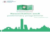 Resuscitation 2018 preliminary programme