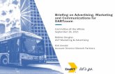 Briefing on Advertising, Marketing and Communications for