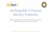 Verifying RISC-V Physical Memory Protection