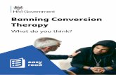 Banning Conversion Therapy - assets.publishing.service.gov.uk