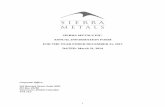 SIERRA METALS INC. ANNUAL INFORMATION FORM FOR THE …