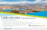 LAND FOR SALE 2.35 acres and up - Hopewell Development