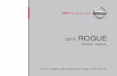 2010 Rogue Owner Manual - Nissan Rogue