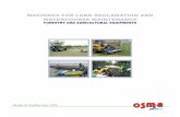 MACHINES FOR LAND RECLAMATION AND WATERCOURSE MAINTENANCE
