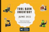 Tool Barn inventory