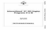 International VT 365 Engine Programs II & III