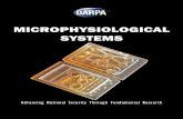 MICROPHYSIOLOGICAL SYSTEMS - DARPA