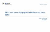 2018 Case-Law on Geographical Indications and Trade Marks