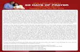 NEW LIGHT CHURCH 52 DAYS OF PRAYER