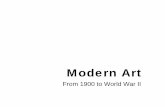 From 1900 to World War II