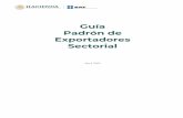 Guía Padrón de Exportadores Sectorial