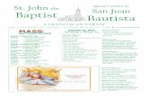 St. John Baptist San Juan Bautista