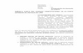 Interposición de demanda de amparo SEÑOR/A JUEZ/A DEL ...
