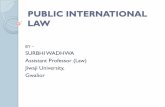 PUBLIC INTERNATIONAL LAW - Jiwaji
